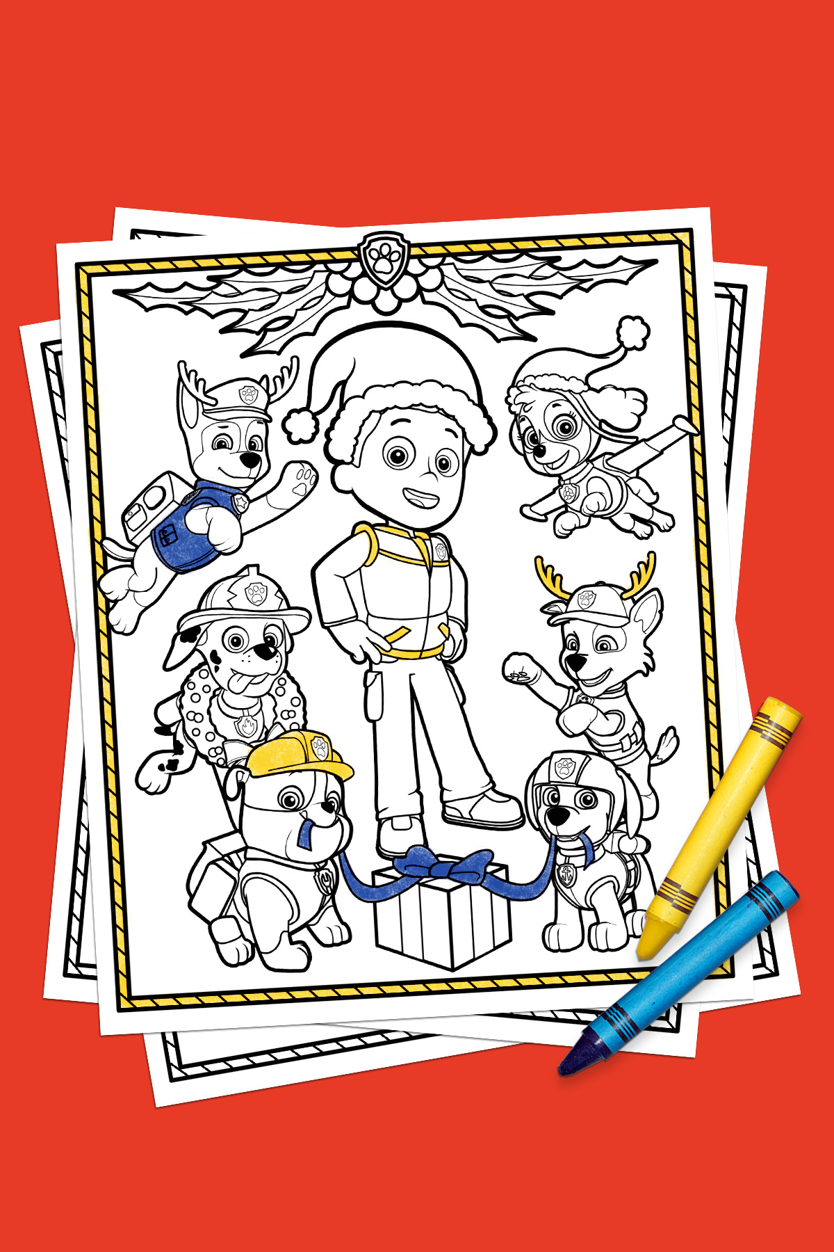 PAW Patrol Holiday Coloring Pack