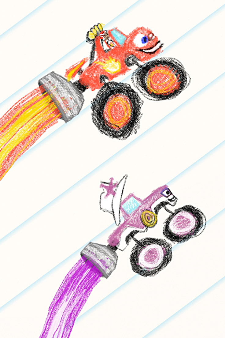 Blaze and the Monster Machines in Action