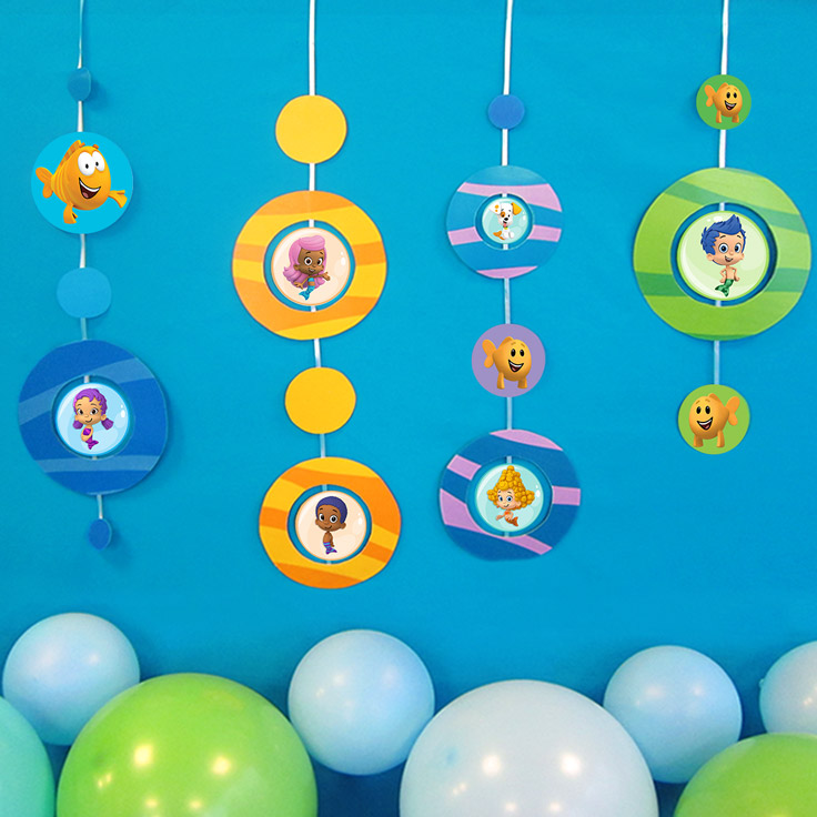 Have a Bubble Ball with this Bubble Guppies Hanging Decoration