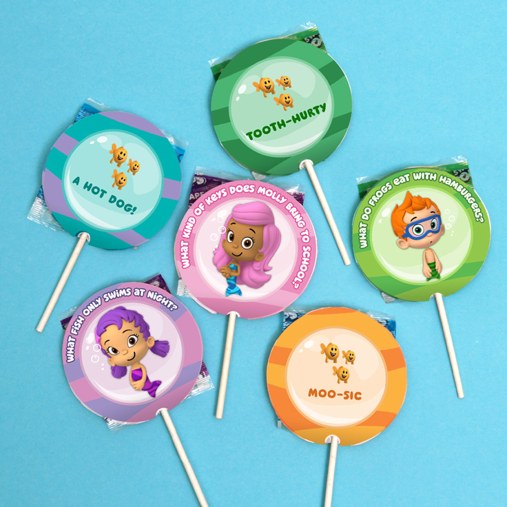 Bubble Guppies Riddle Wrappers Party Favor