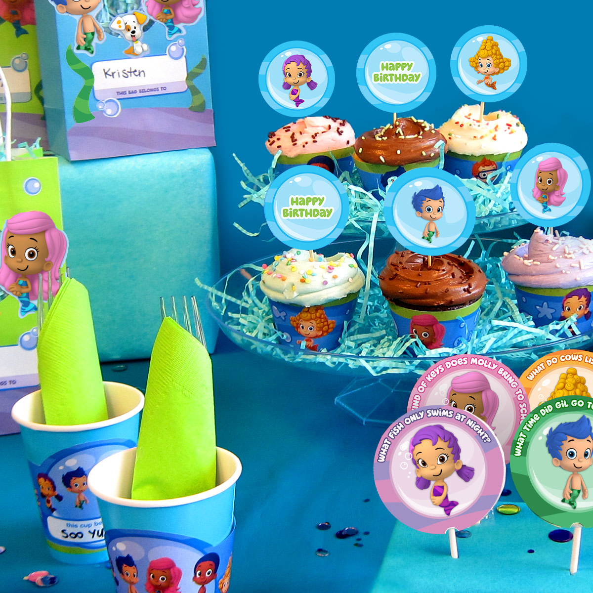 Bubble Guppies Party Day Planner
