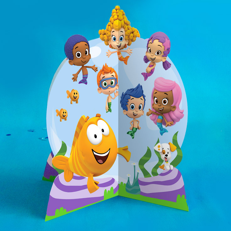Bubble Guppies Birthday Party Table Topper