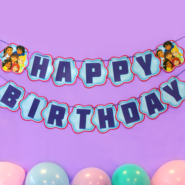 Dora and Friends Birthday Party Banner