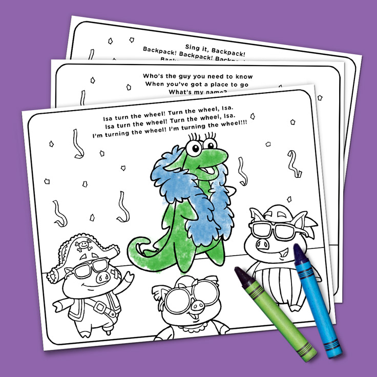 Dora Rocks Coloring Pack