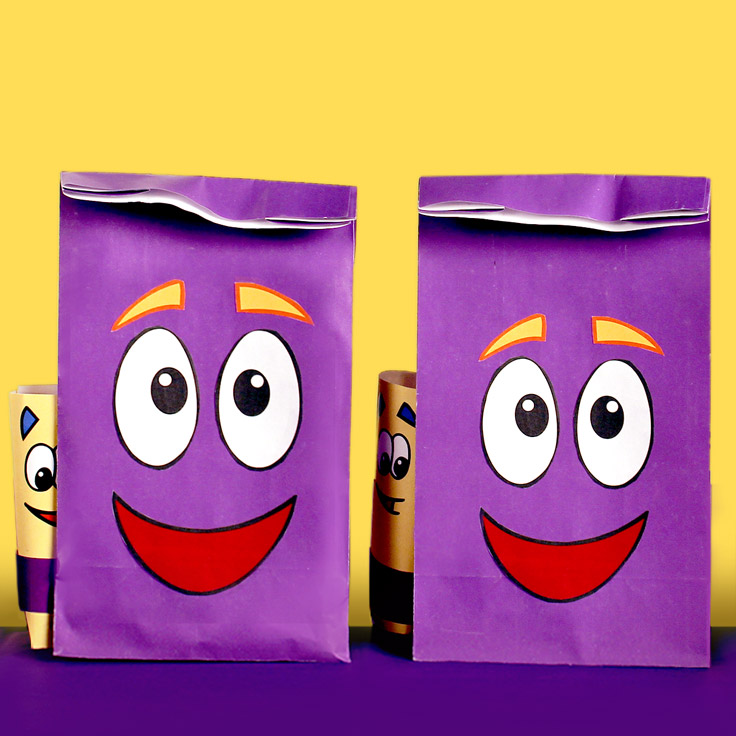Dora the Explorer Backpack and Map Goody Bags