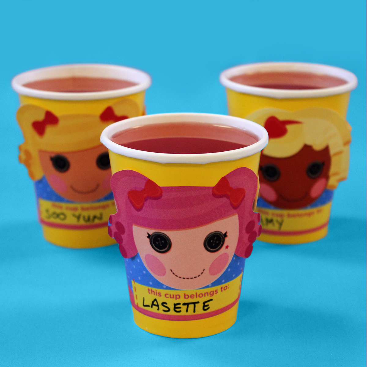 Lalaloopsy Birthday Party Cup Wrappers