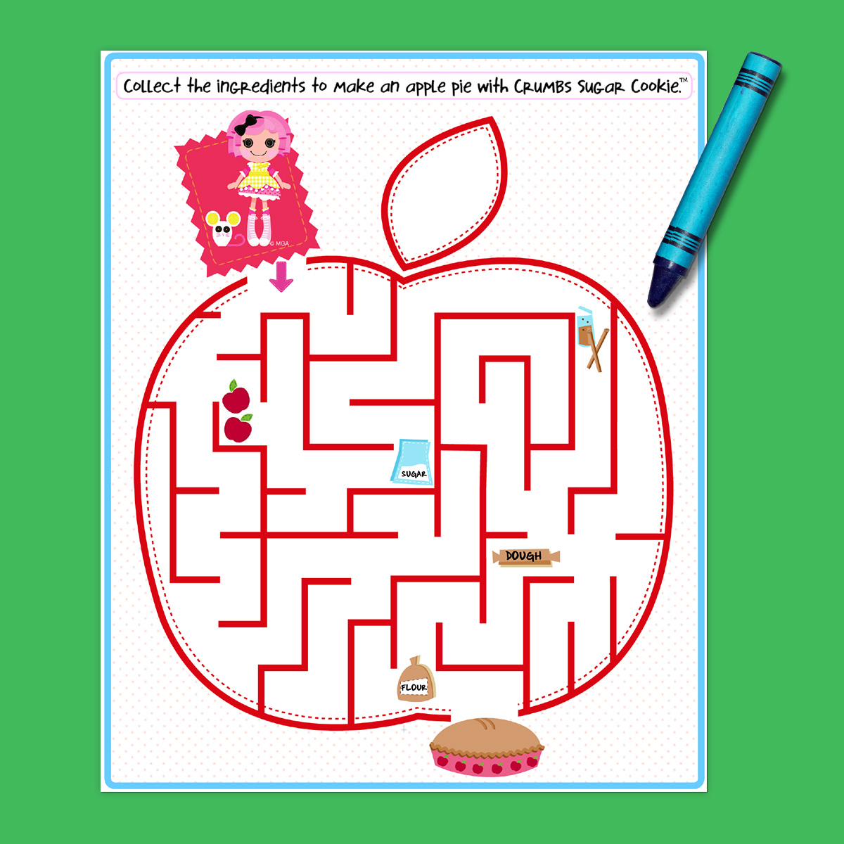 Lalaloopsy Birthday Party Maze Activity