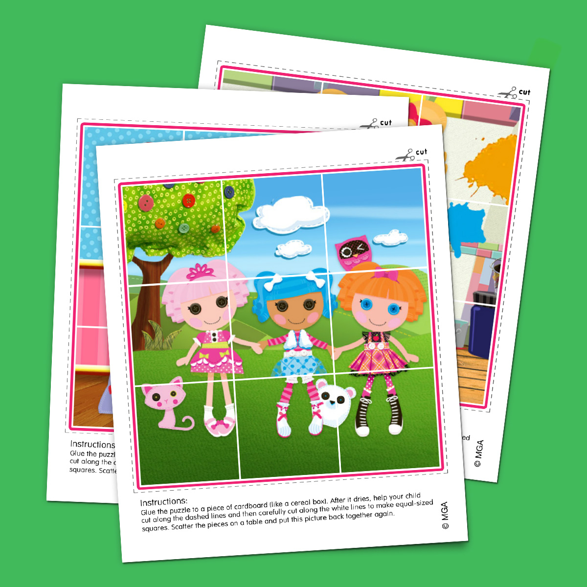 Lalaloopsy Puzzles with Pizzazz!