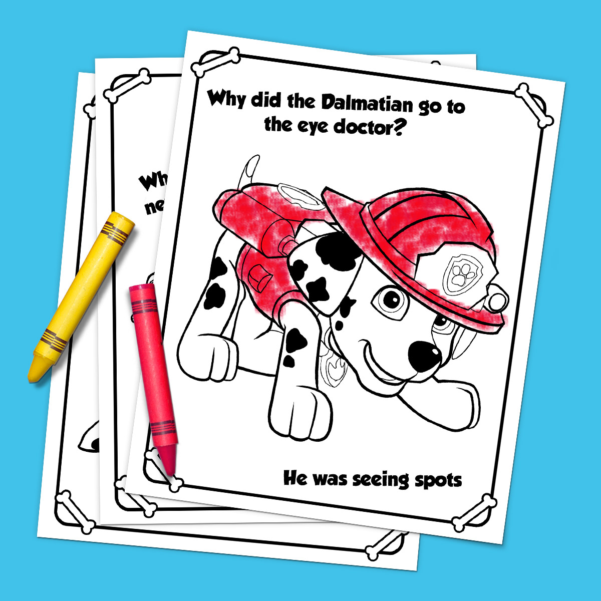 PAW Patrol Joke Coloring Pack