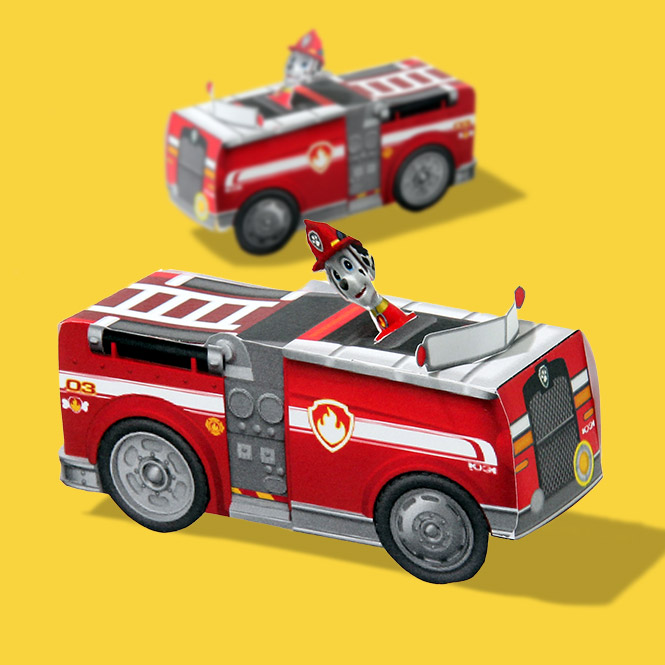 Marshall Paper Vehicle Toy Craft