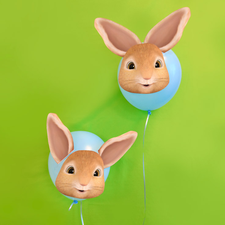 Peter Rabbit Birthday Balloons