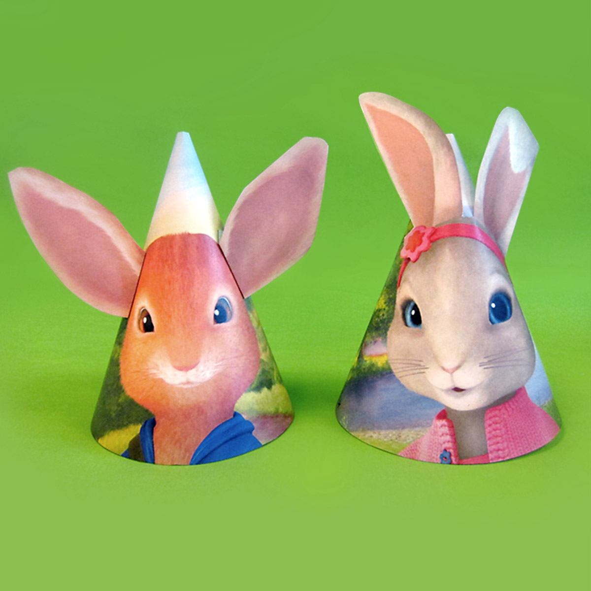 Peter Rabbit Bunny Ear Birthday Party Hats