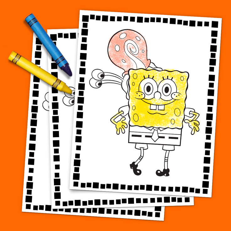 SpongeBob and Friends Coloring Pack