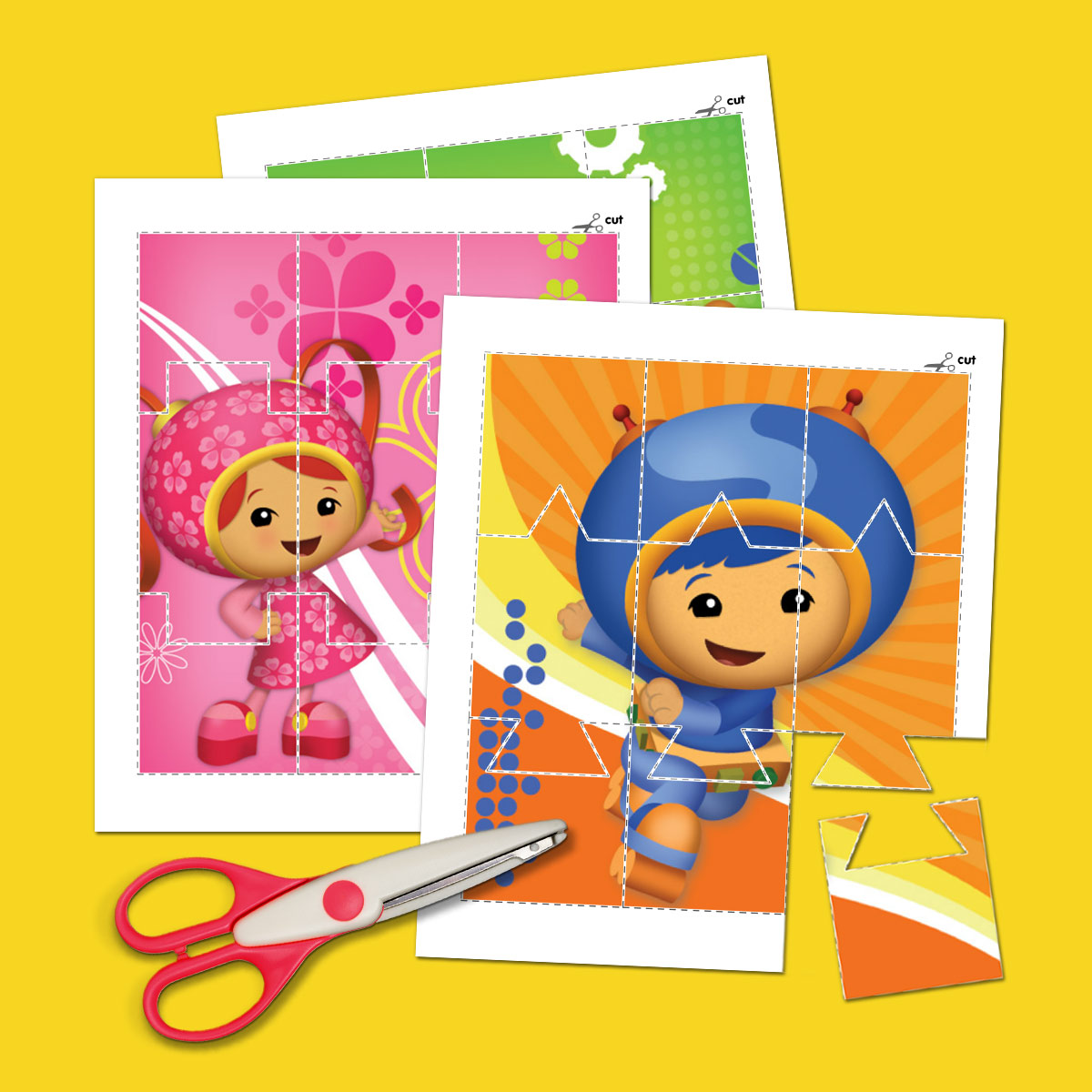 Team Umizoomi Picture Puzzles