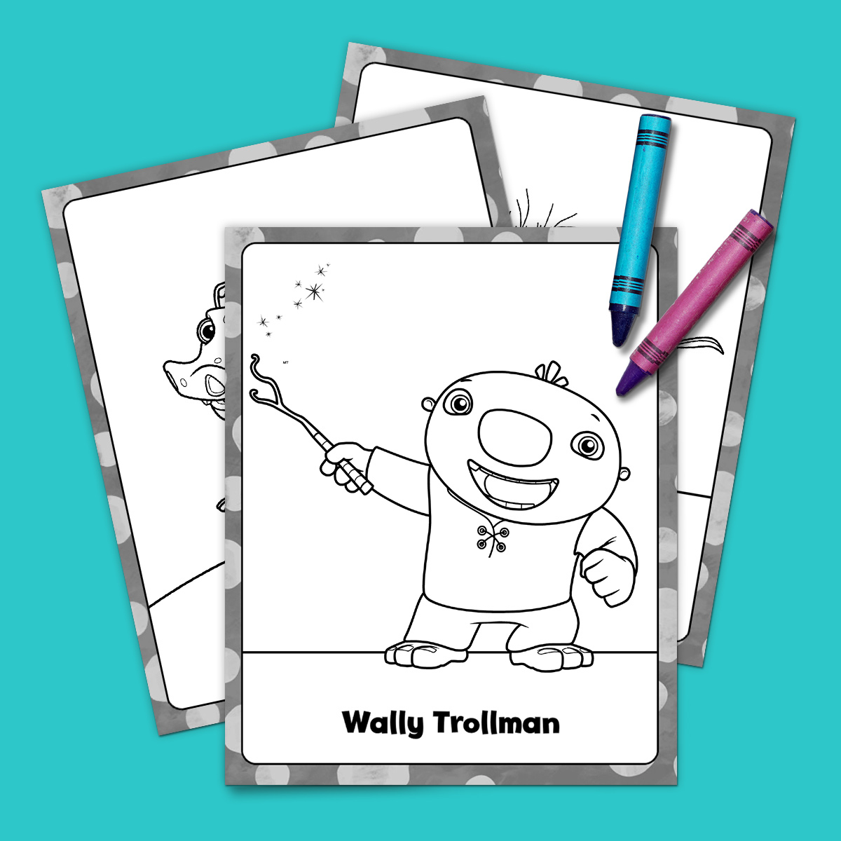 Wallykazam! Coloring Pack