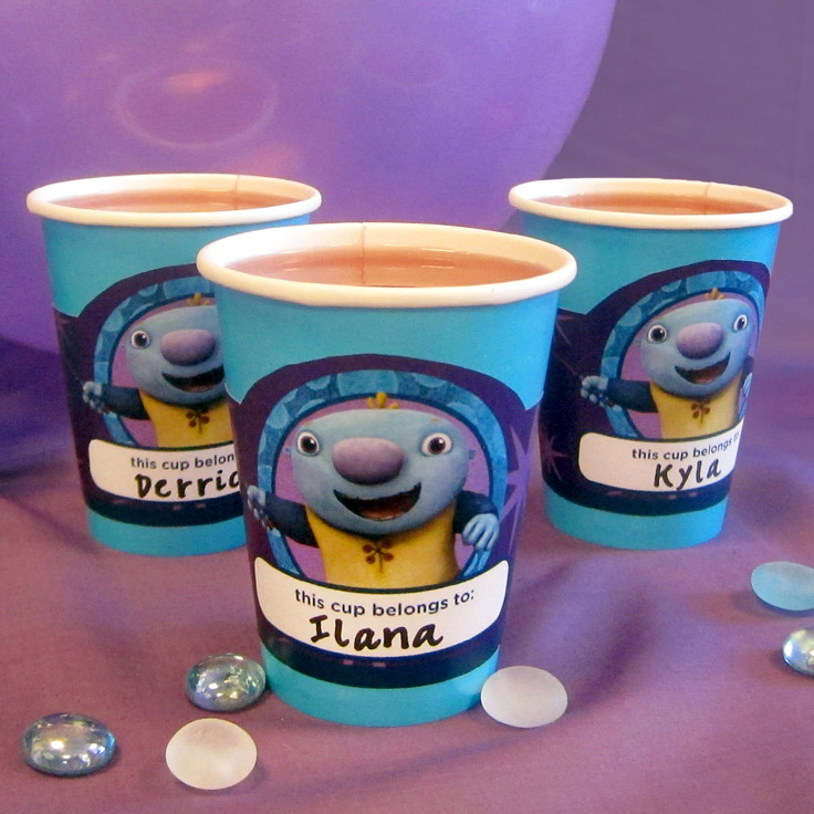 Wallykazam! Birthday Party Cup Wrappers