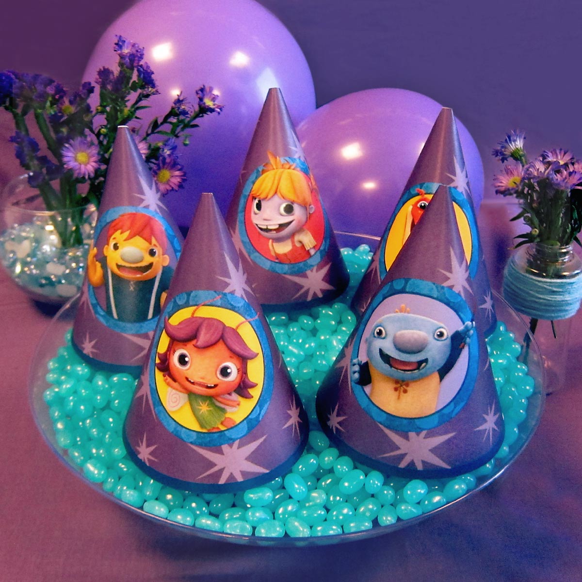 Wallykazam! Birthday Party Hats