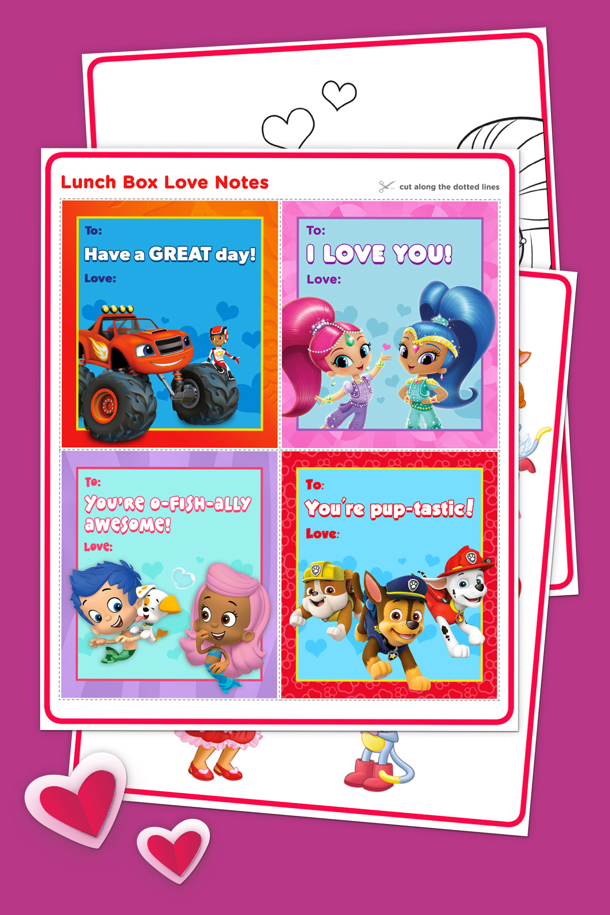 Nick Jr. Valentine’s Day Activity Pack