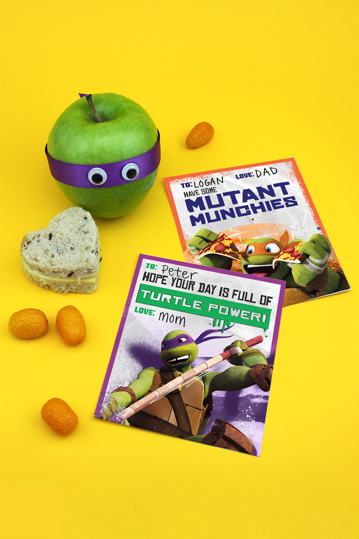 Ninja Turtles Lunchbox Notes