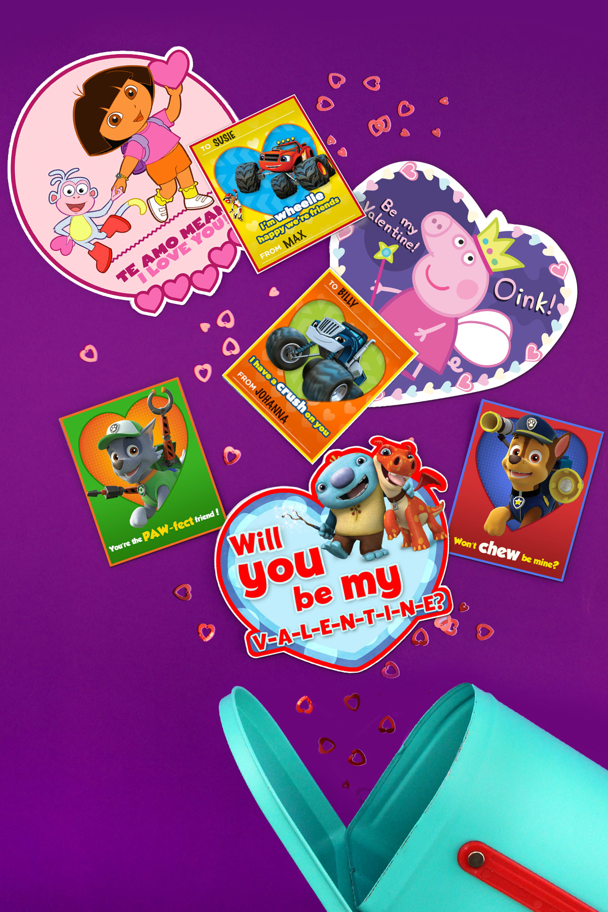 8 Cute DIY Nick Jr. Valentine’s Day Cards