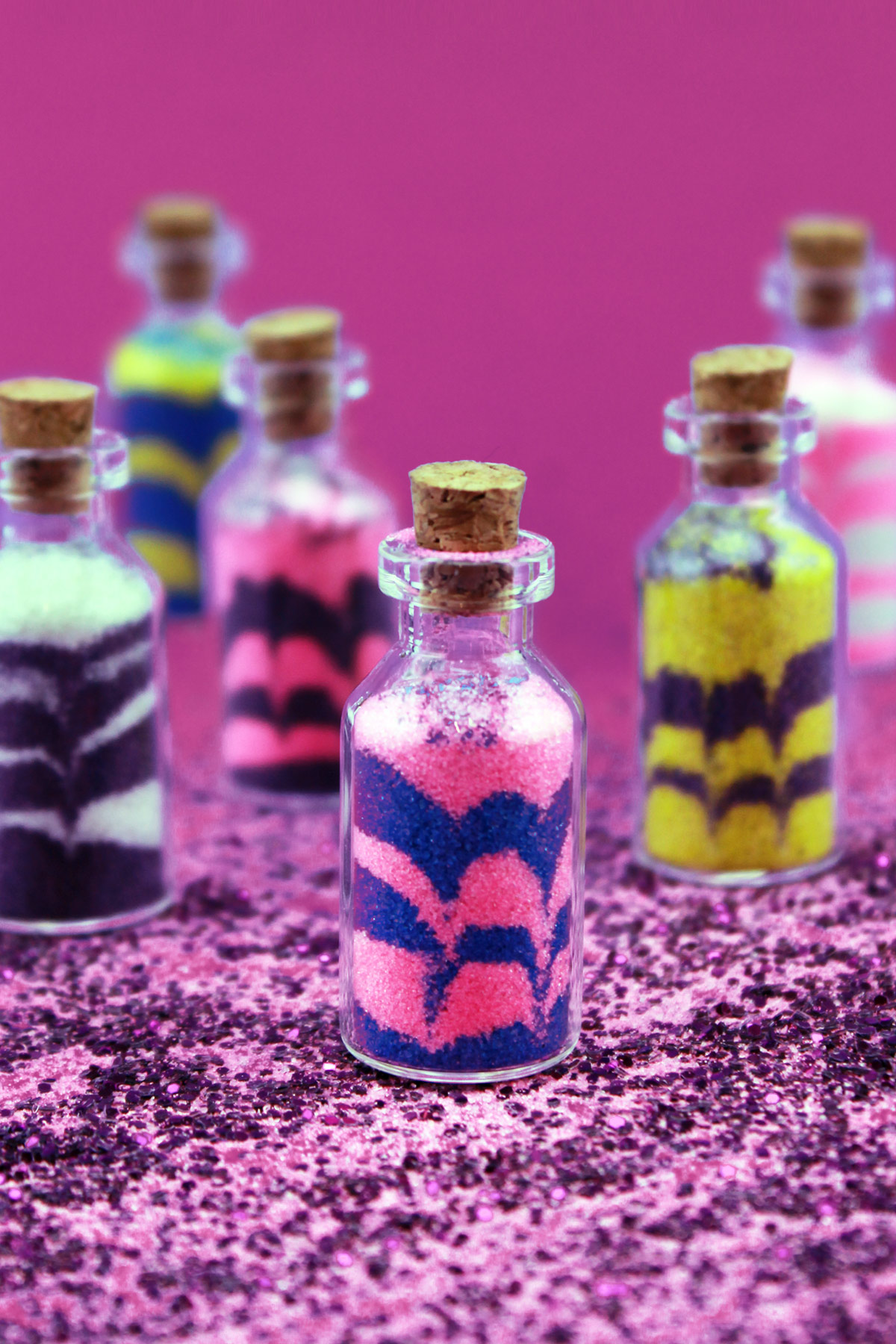 Genie Bottle Sand Art Necklace
