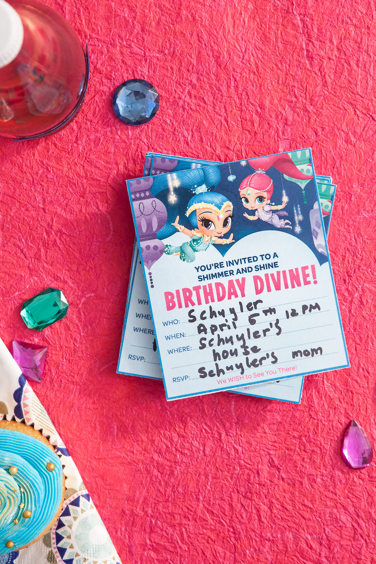 Genie Birthday Party Invitations