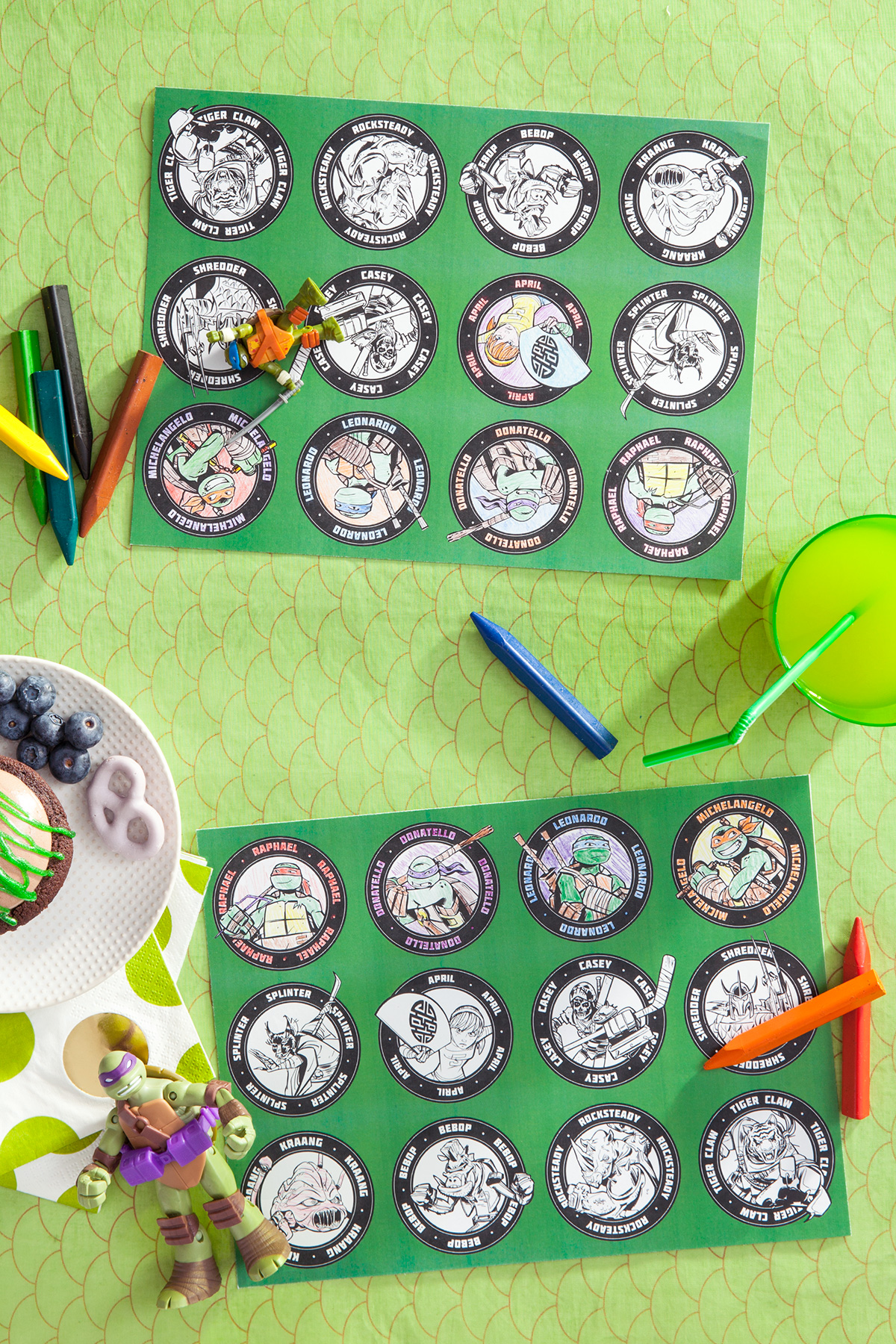 TMNT Party Placemats