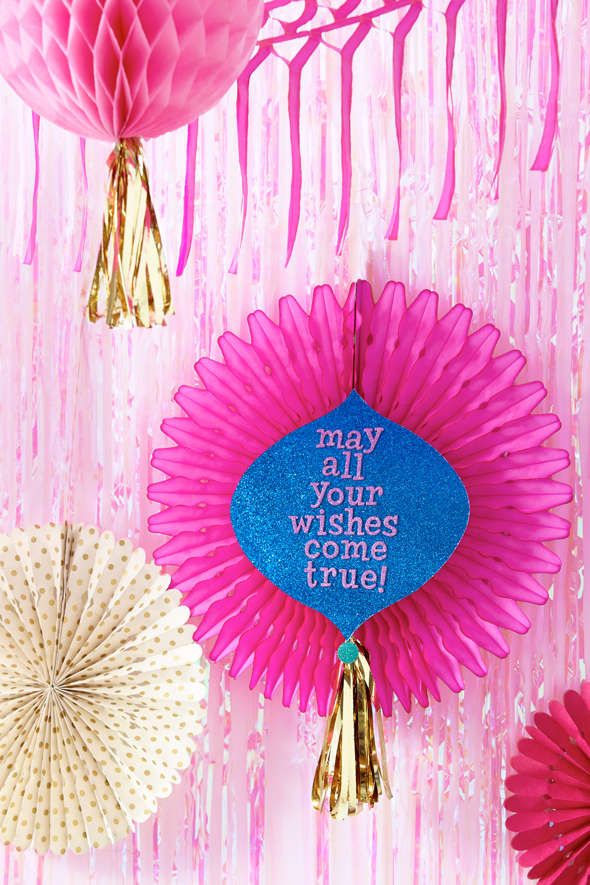 Shimmer and Shine Birthday Banner and Lanterns
