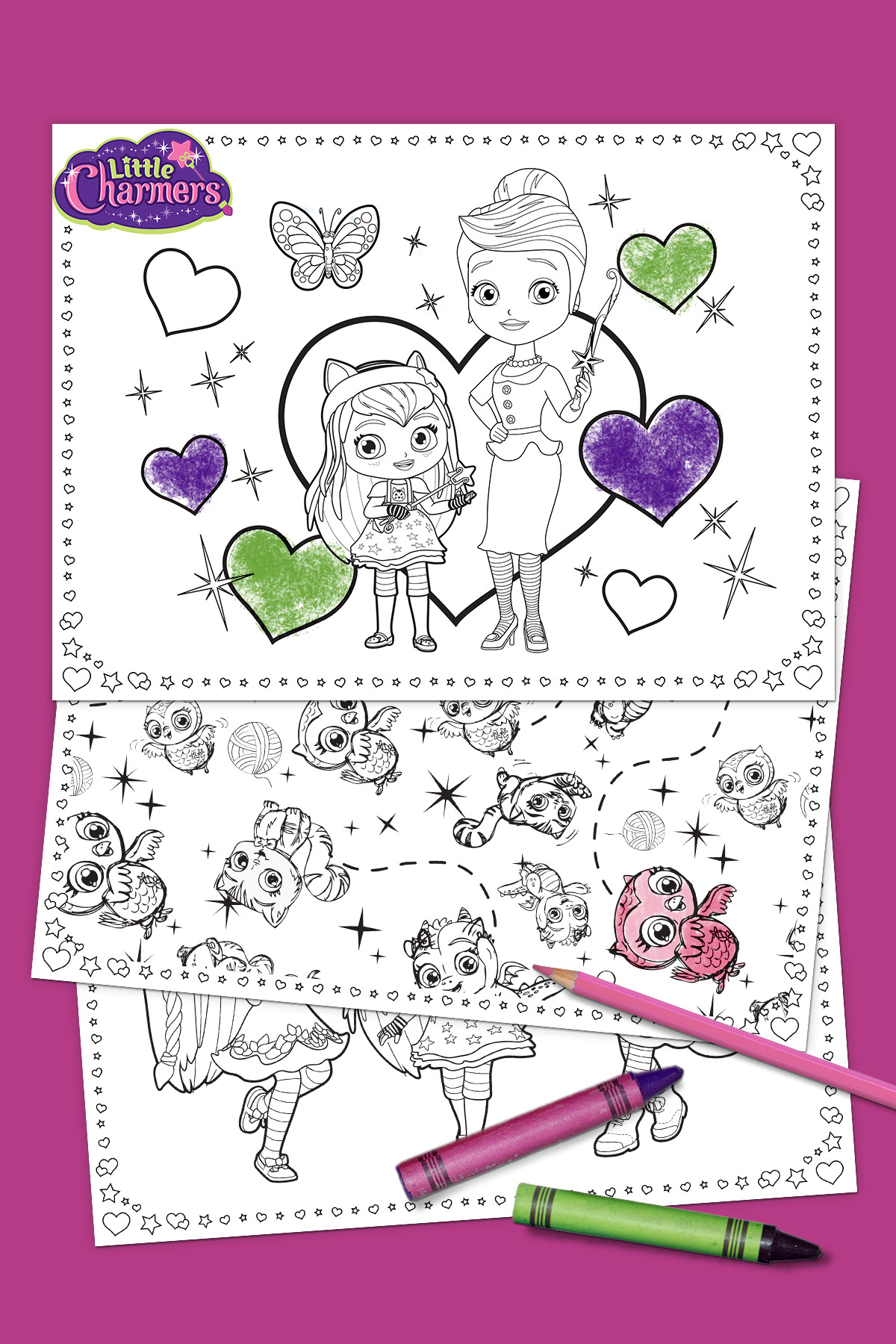 Little Charmers Mother’s Day Coloring Pack