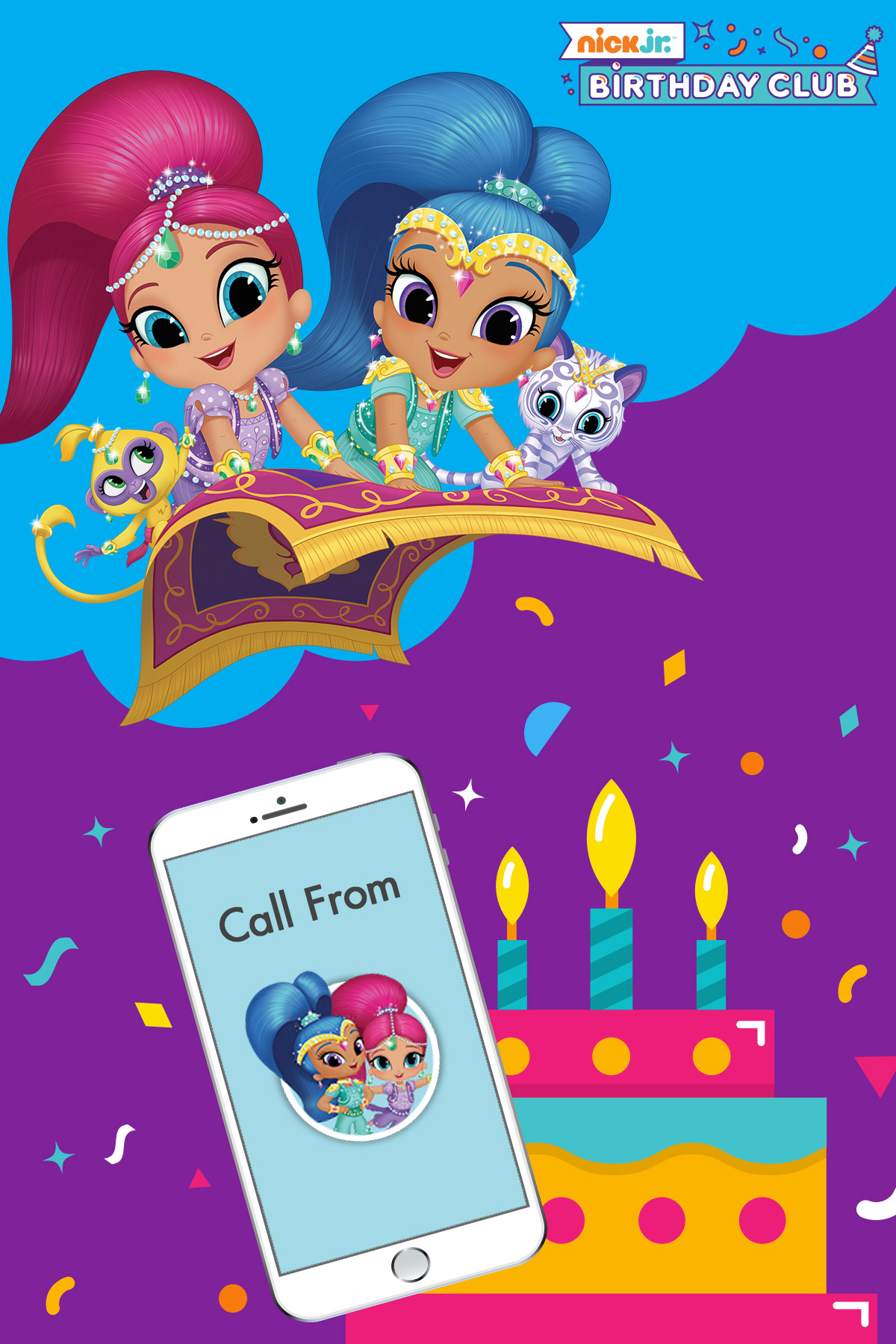 Welcome to The Nick Jr. Birthday Club!