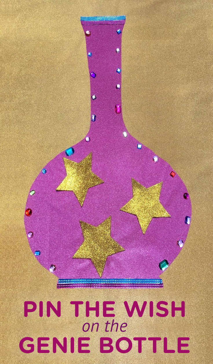 Pin the Wish on the Genie Bottle