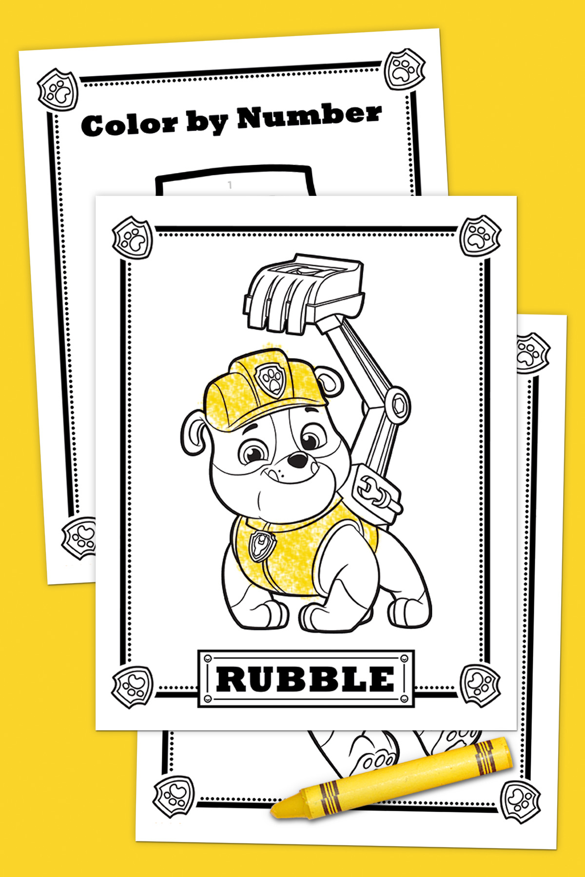Meet Rubble Activity Pack
