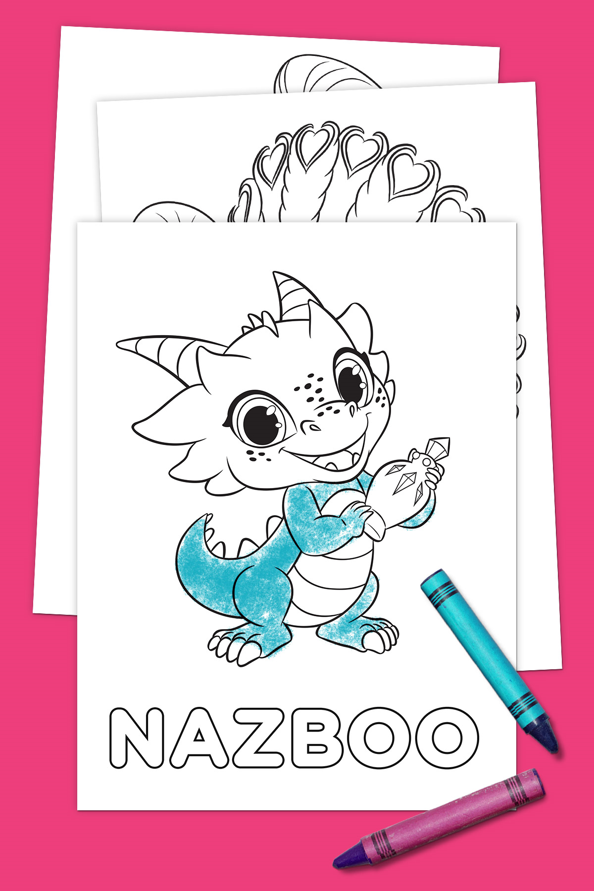 New Friends of Zahramay Falls Coloring Pack