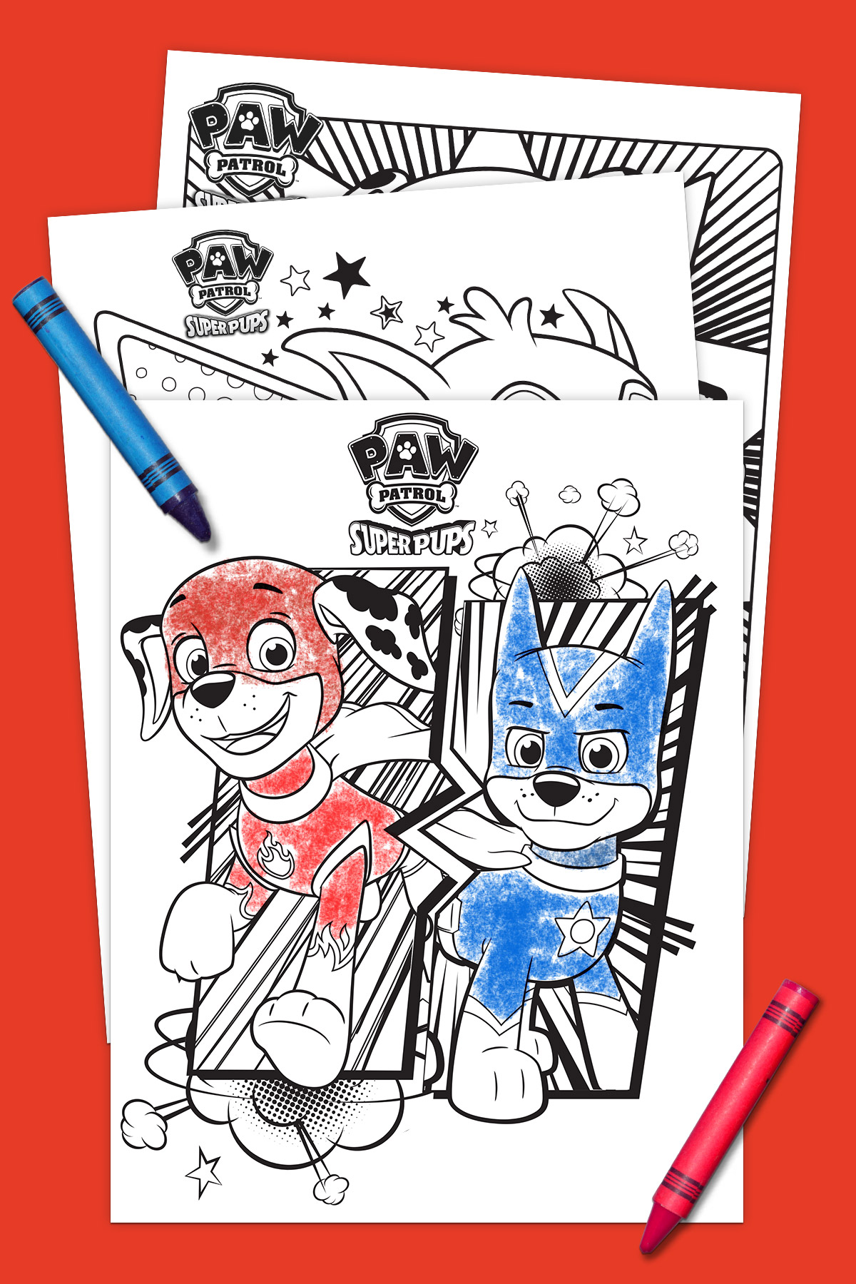 Super Pups Coloring Pack