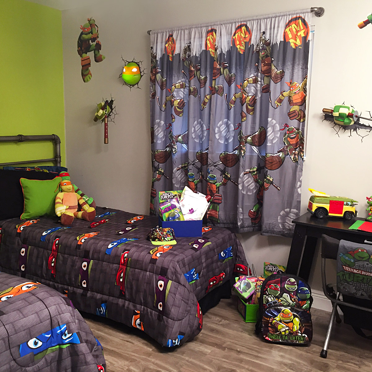 A Shell-Shocked TMNT Bedroom