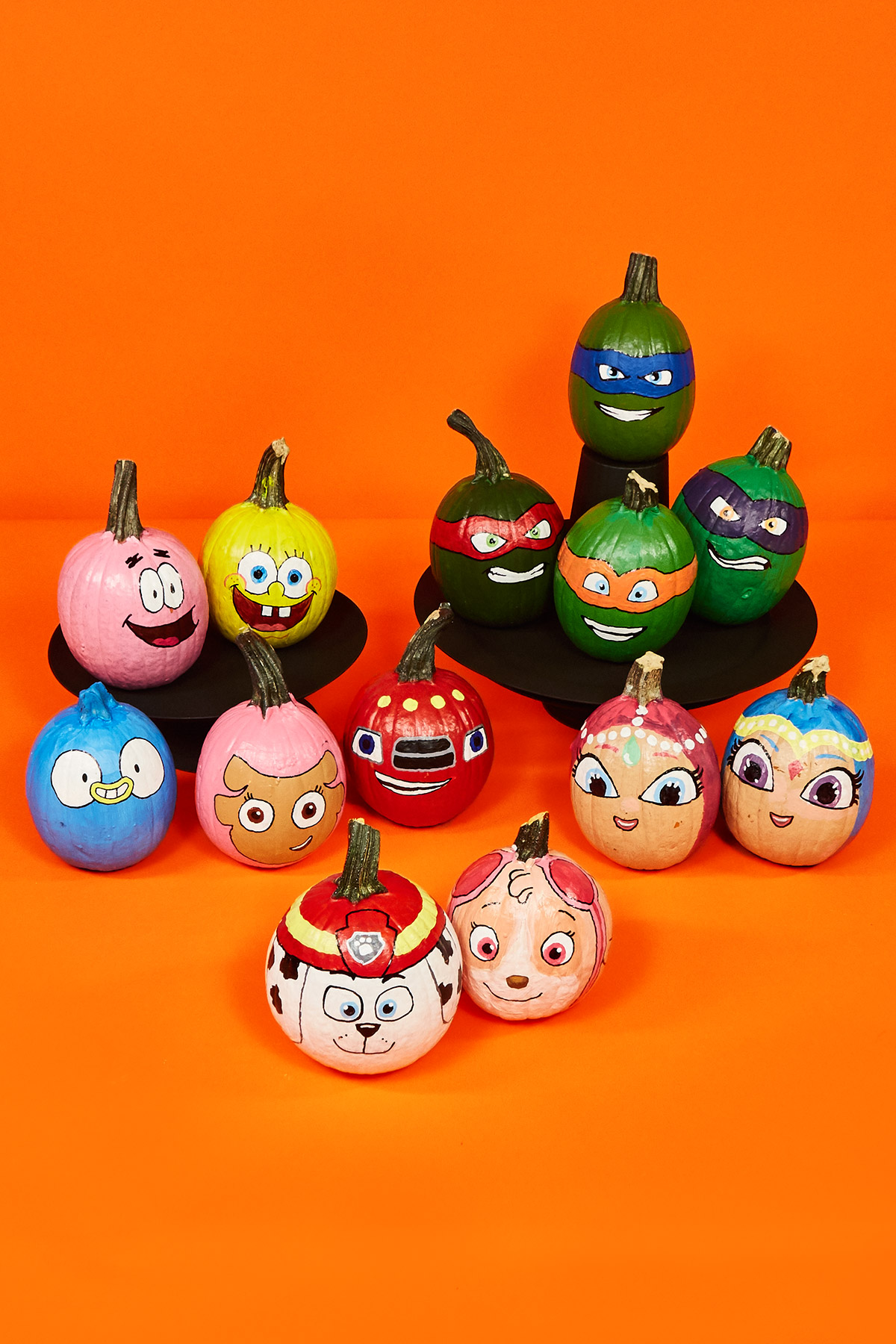 Nickelodeon Painted Pumpkins