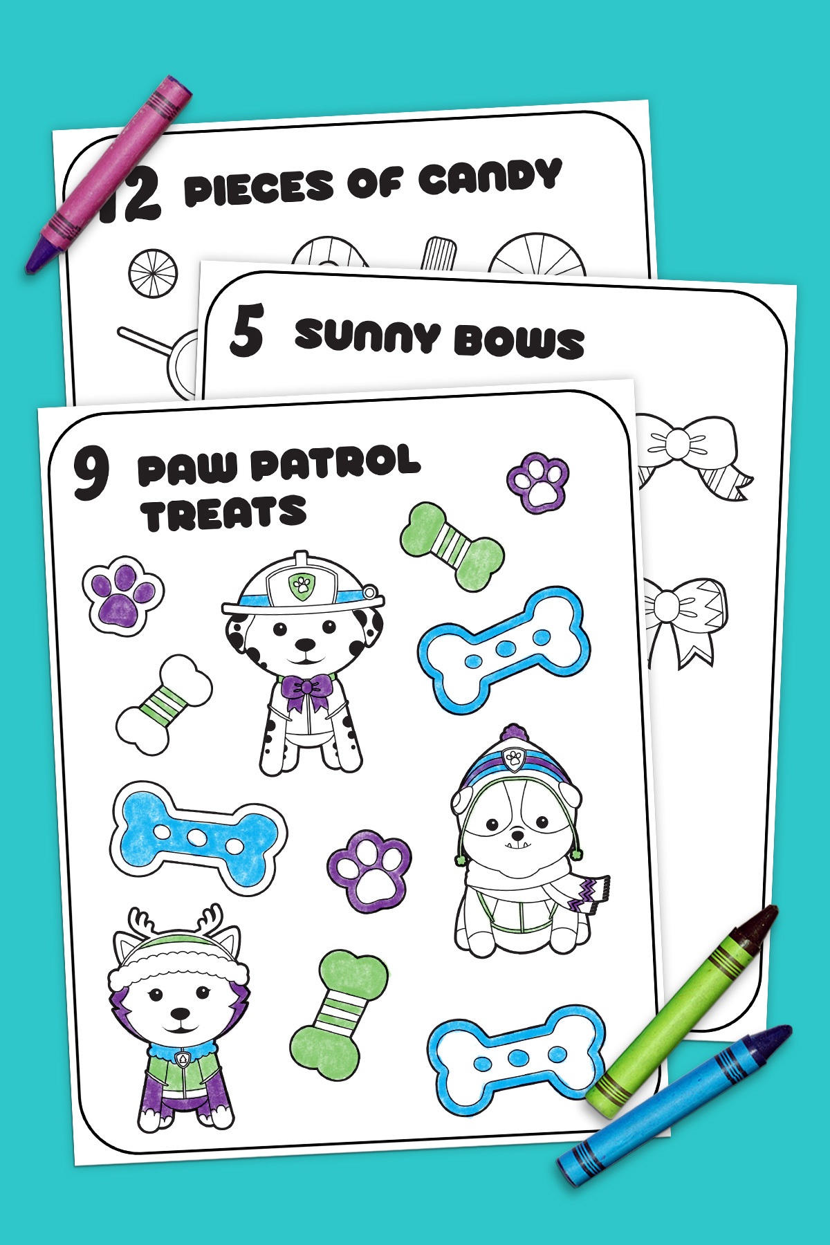 12 Days of Nick Jr. Coloring Book