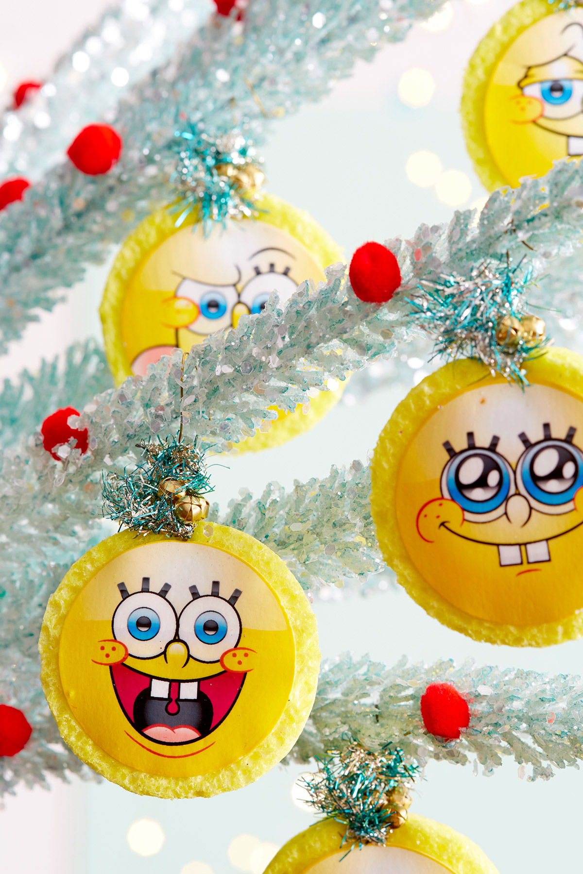 SpongeBob Sponge & Pineapple Ornaments