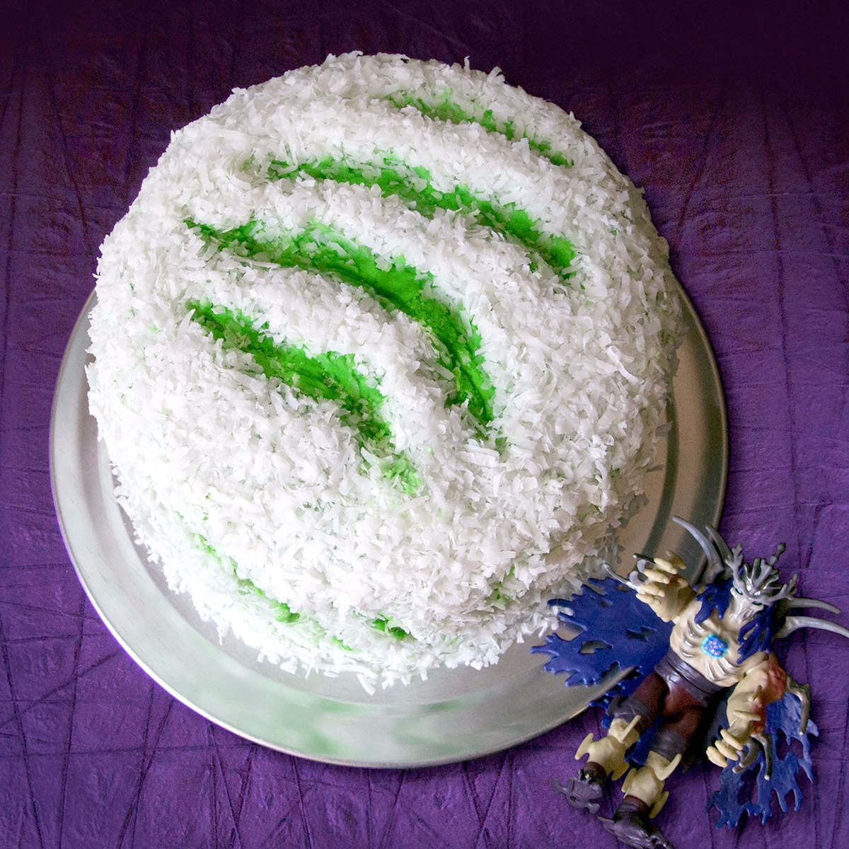 TMNT Super Shredded Snow Cake
