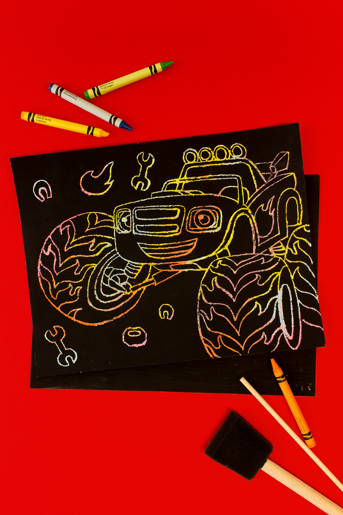 Blaze Light Riders Scratch Paper