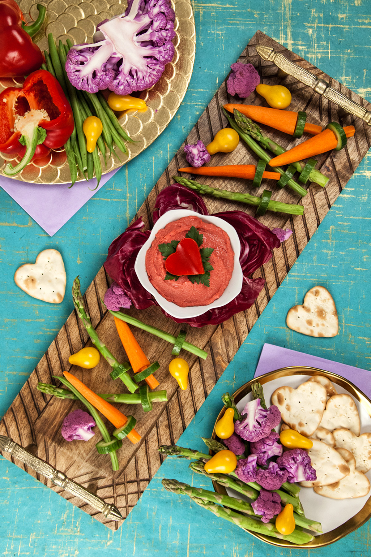 Nella the Princess Knight Veggie Swords and Dip