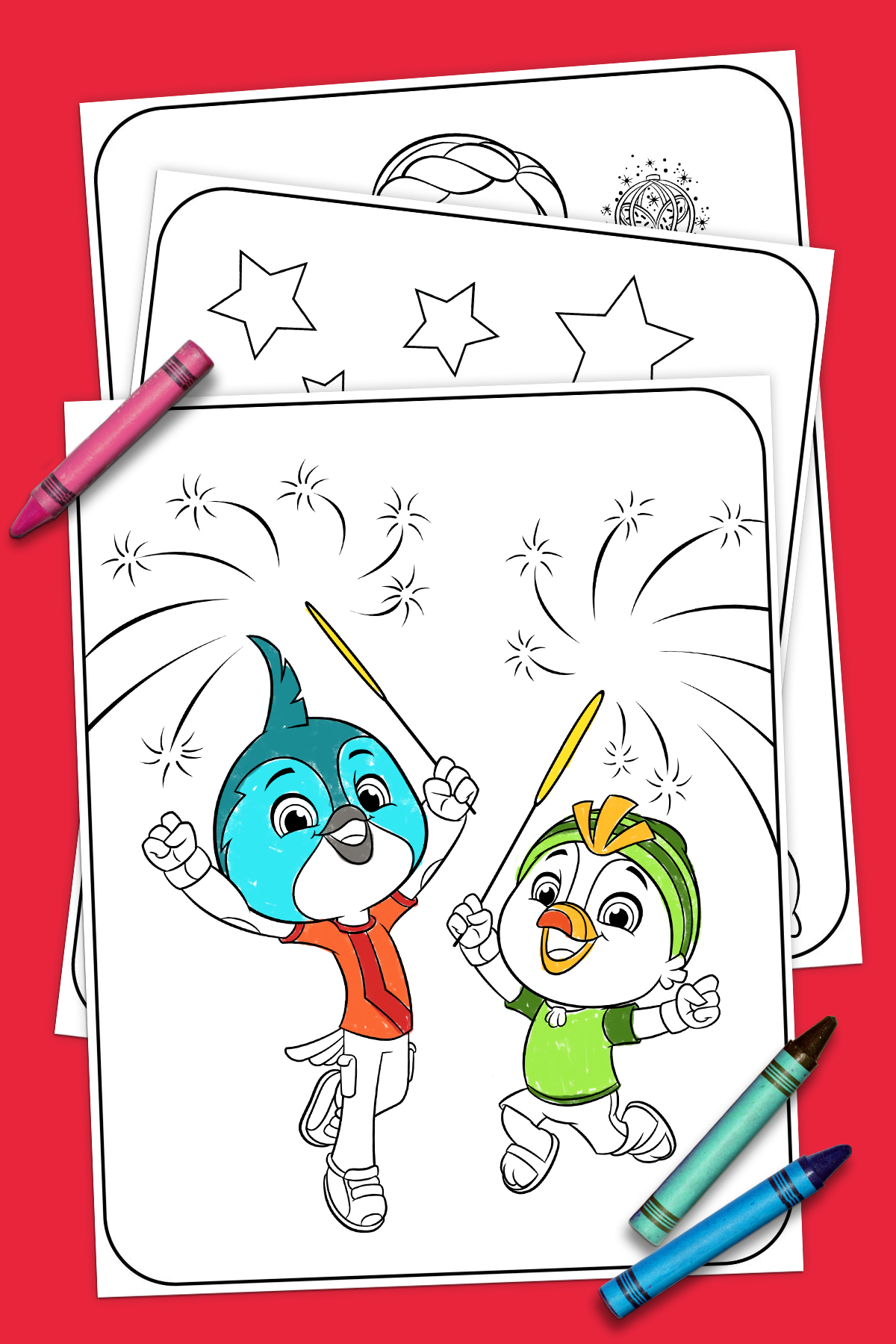 Your 4th of July Coloring Page!