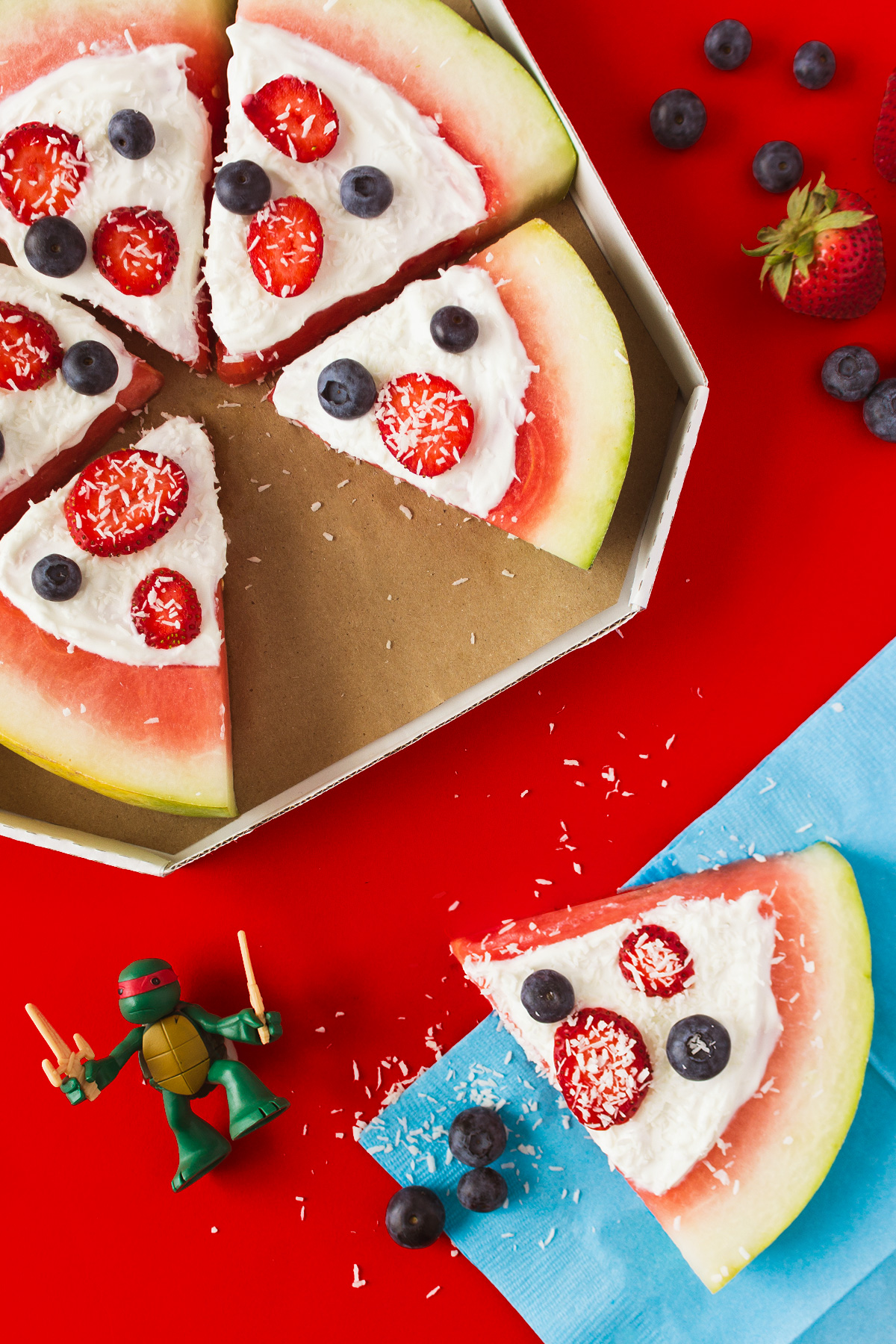 TMNT Watermelon Pizza Recipe