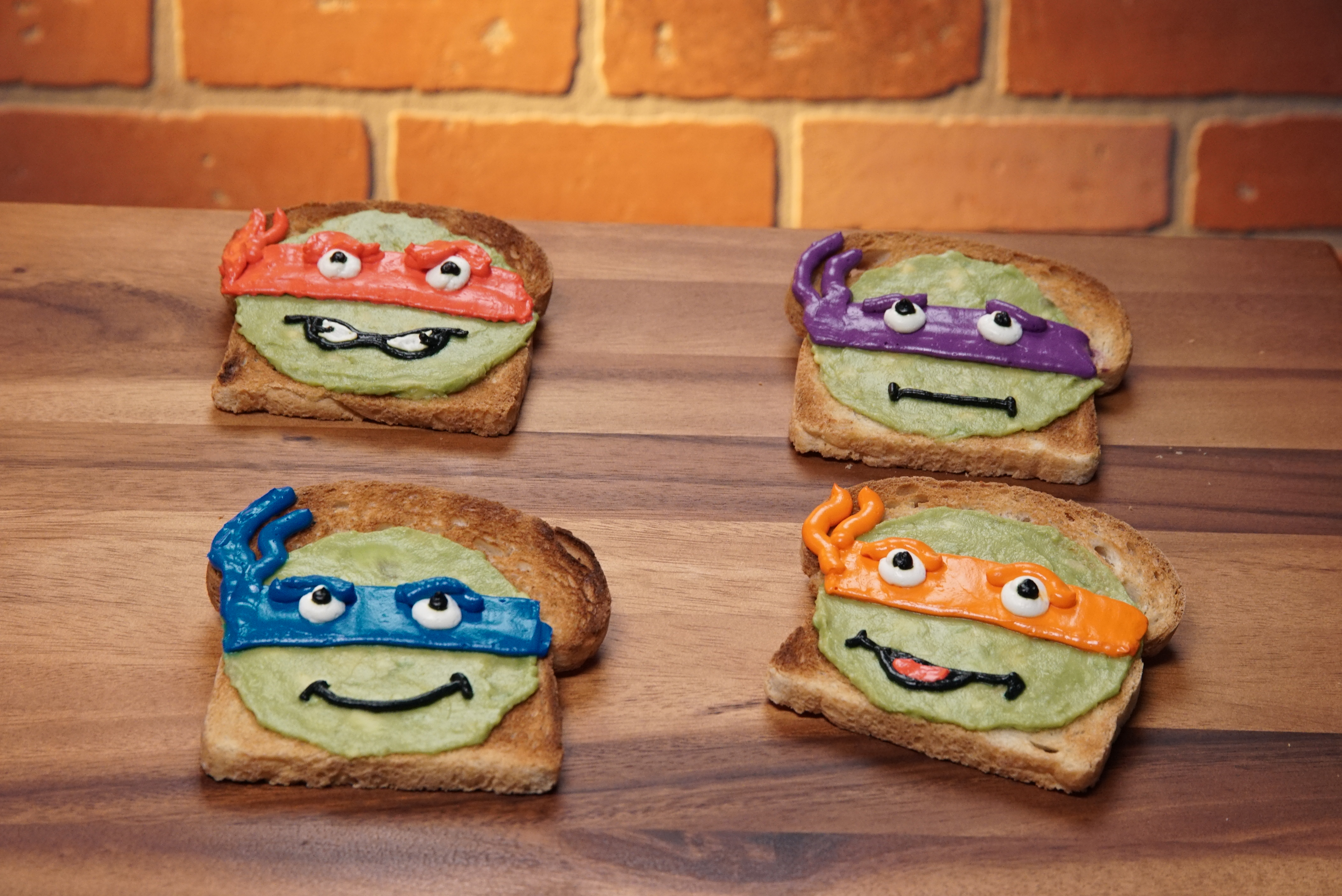 TMNT Booyakasha Avocado Toast