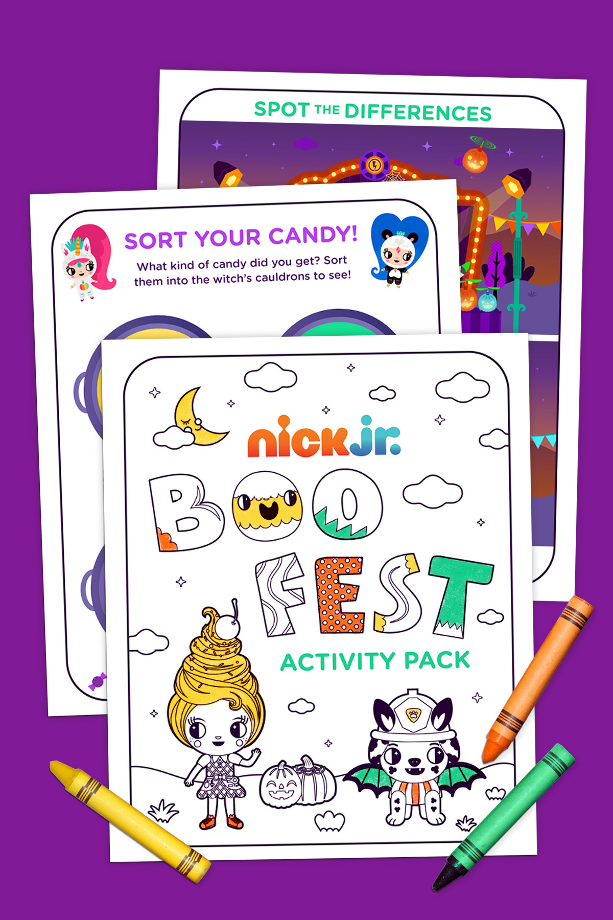 Nick Jr. Boo Fest Activity Pack