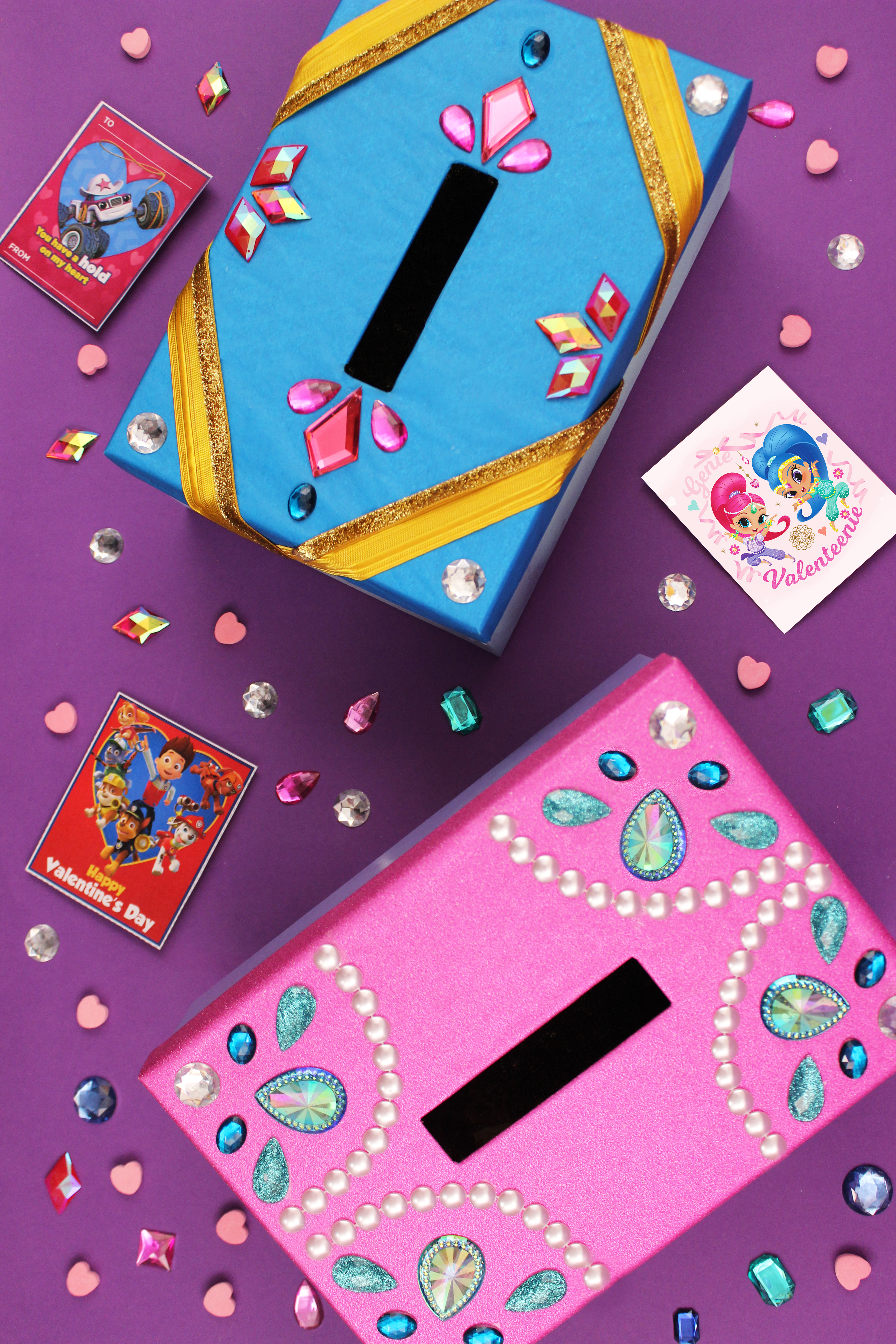 Shimmer and Shine Valentine Card Box