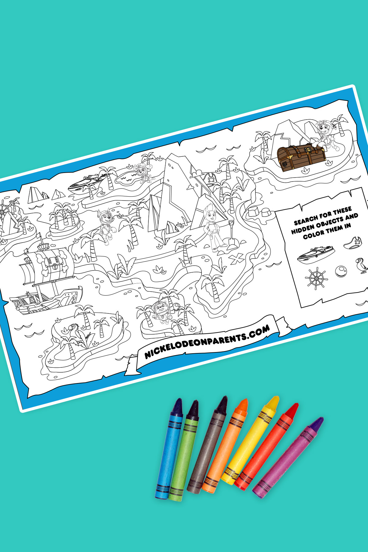 Sea Patrol Printable Treasure Map