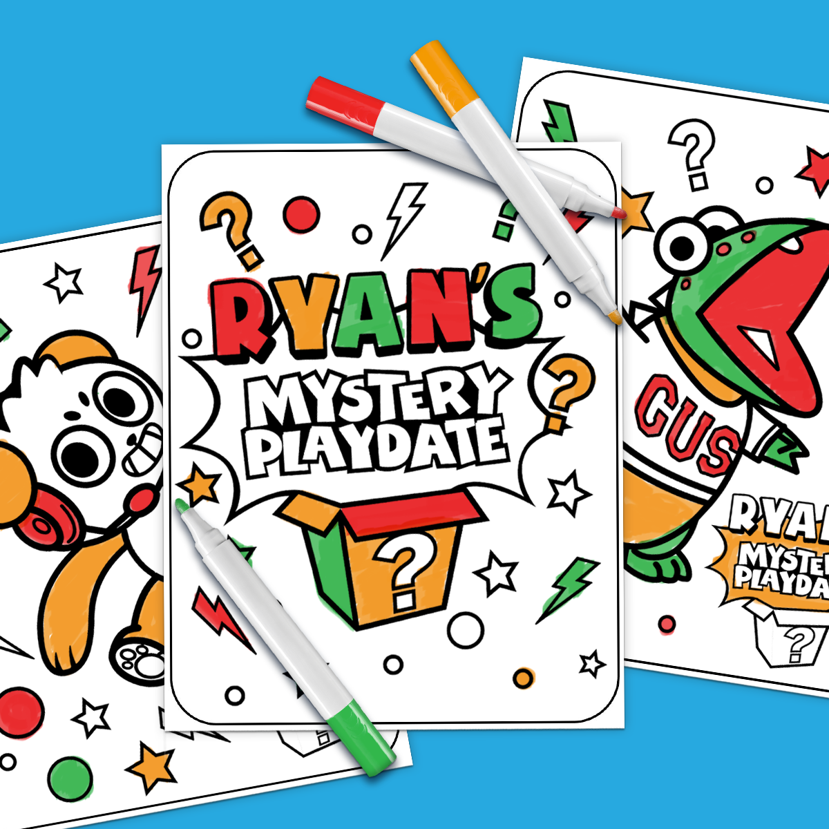Ryan’s Mystery Playdate 3 Marker Challenge