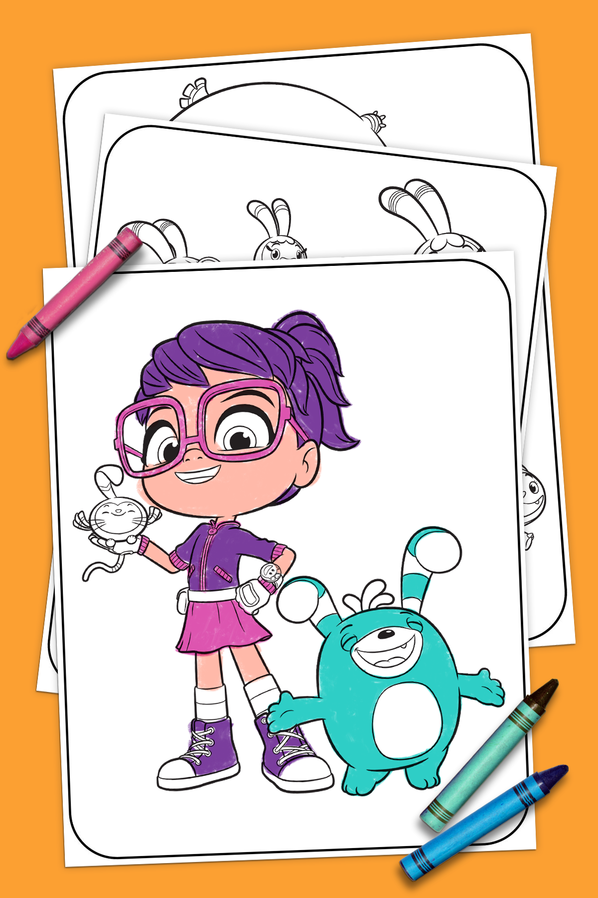 Abby Hatcher Coloring Pages