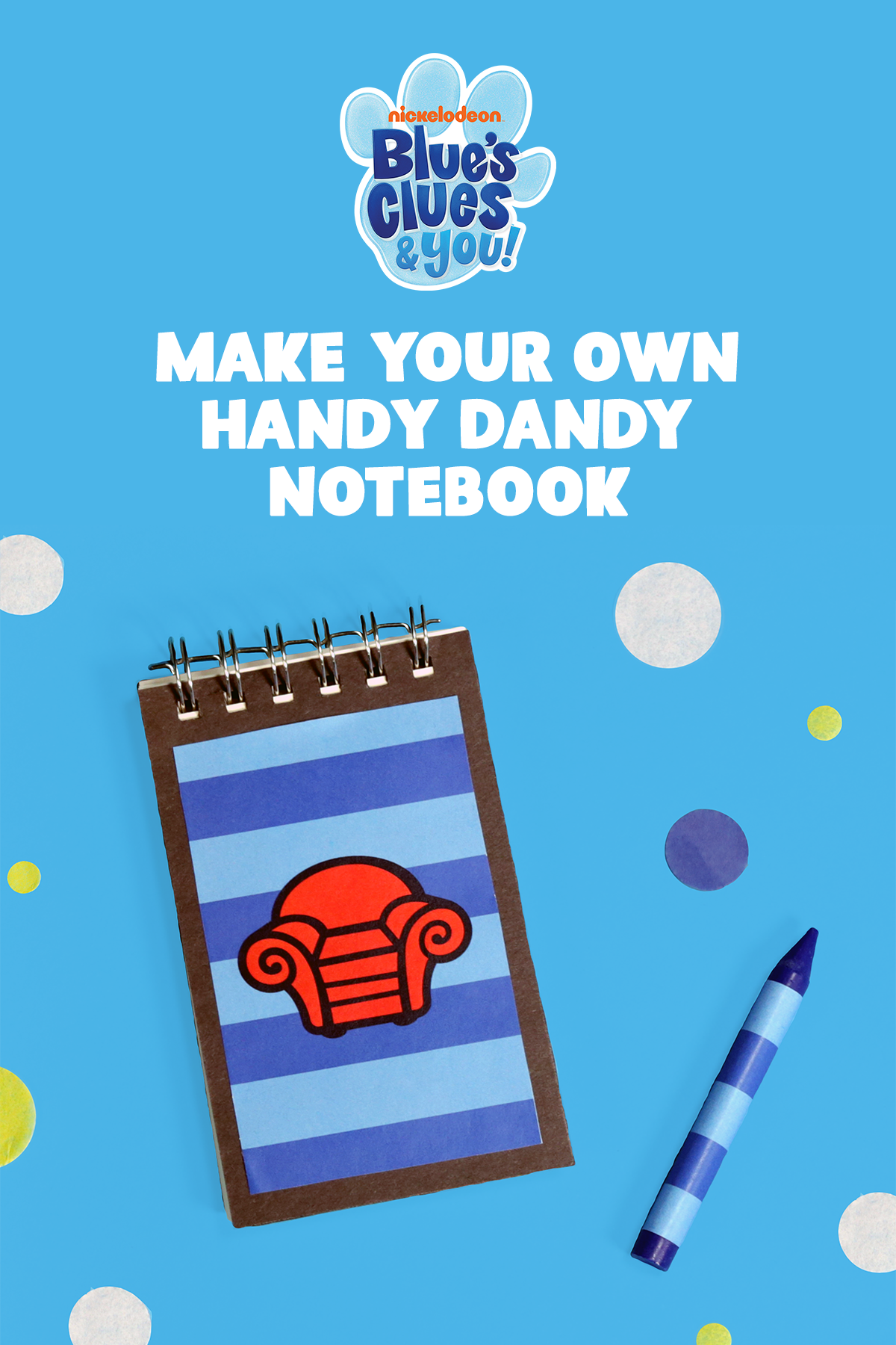 Easy DIY Handy Dandy Notebook & Crayon